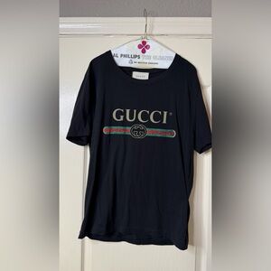 Authentic Gucci Logo T-Shirt – Size M